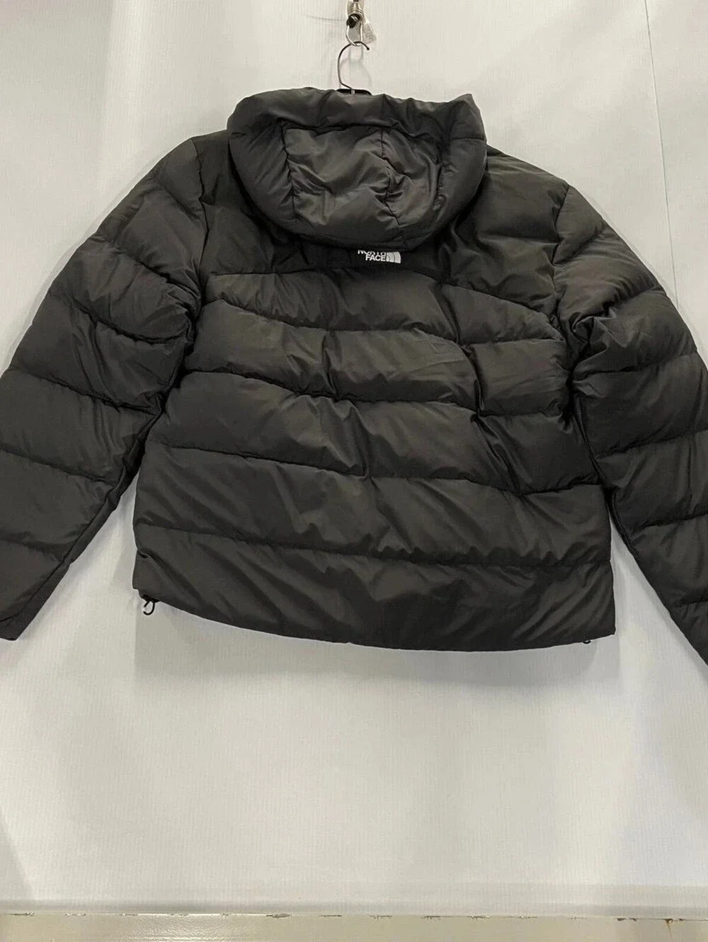 THE NORTH FACE Baltic Down Puffer Hoodie Men's Size M Asphalt Grey NWT $250
